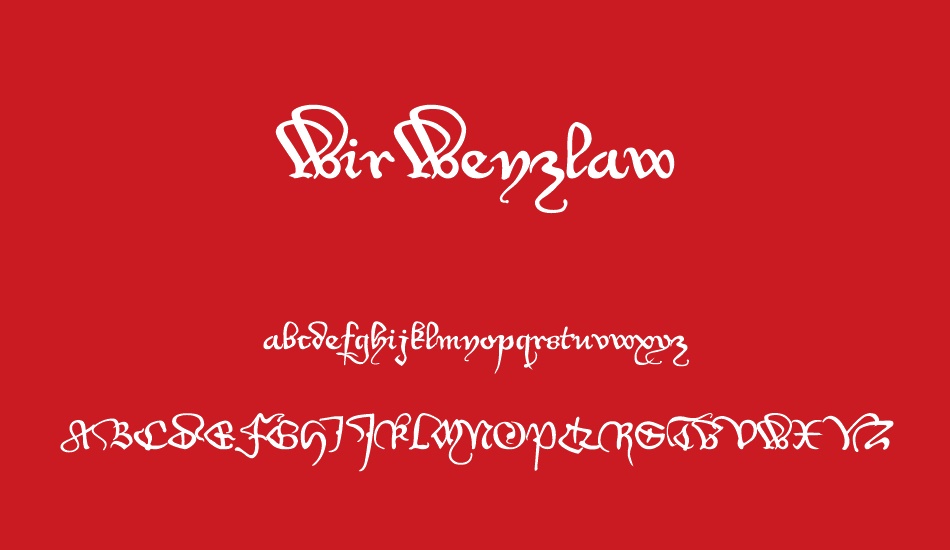 wirwenzlaw font