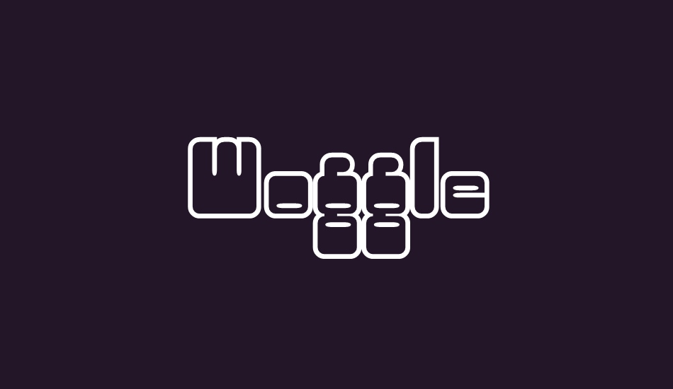 woggle font big