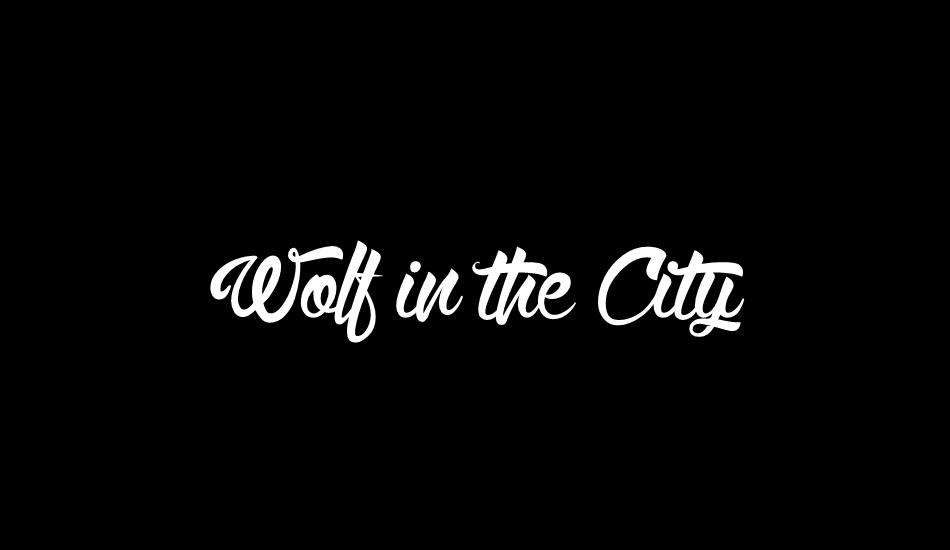 wolf-in-the-city font big