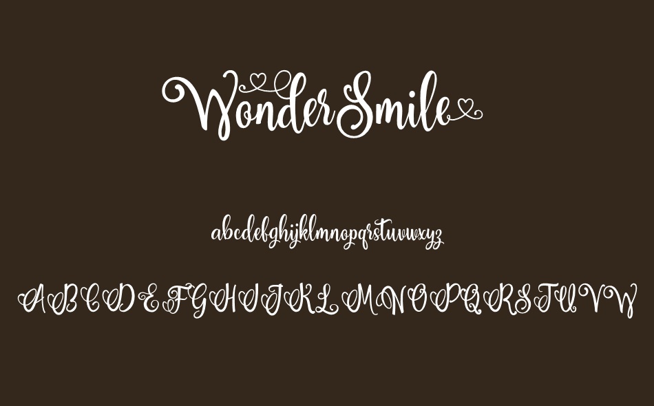 Wonder Smile font