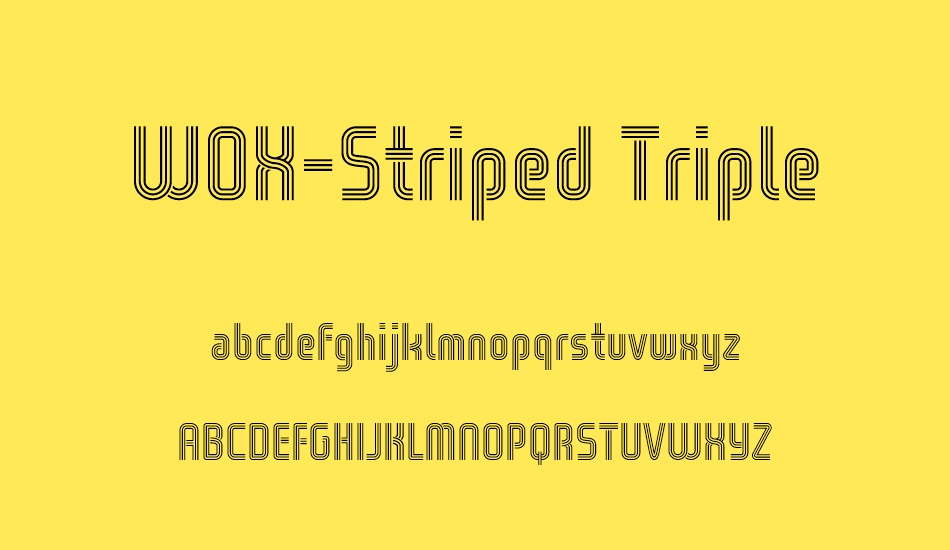 wox-striped-triple-demo font
