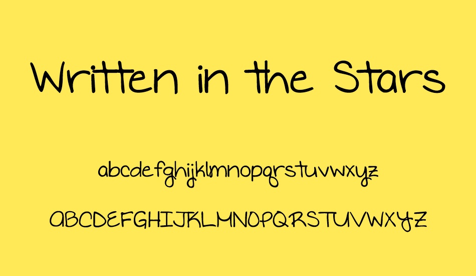 written-in-the-stars font