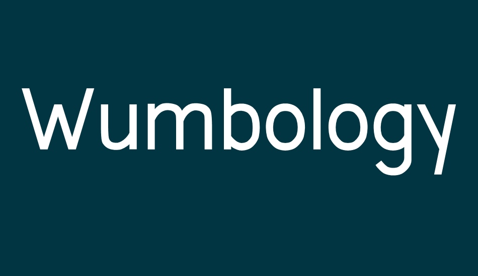 wumbology font big