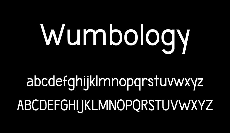 wumbology font