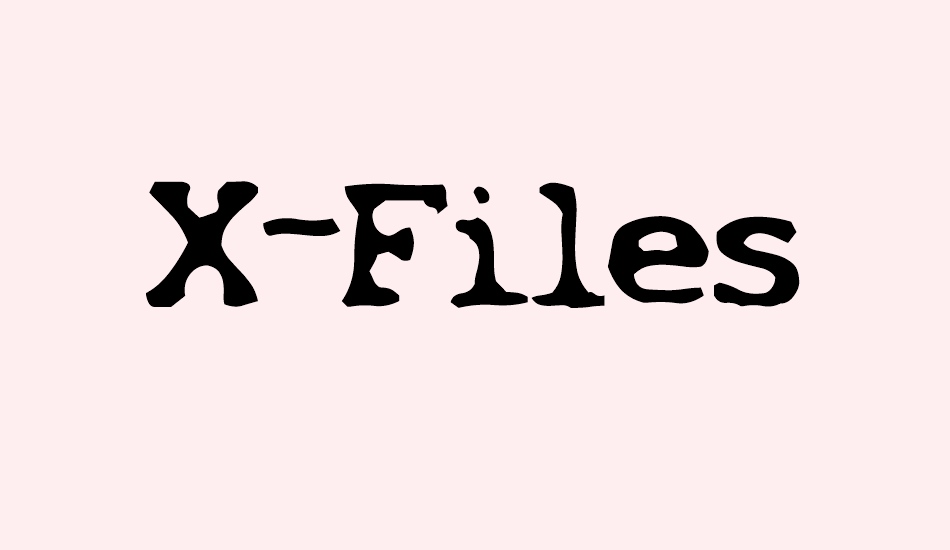 x-files font big