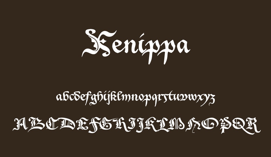 xenippa font