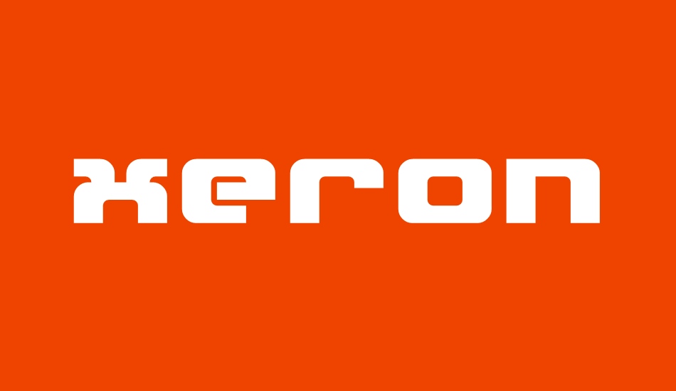 xeron font big