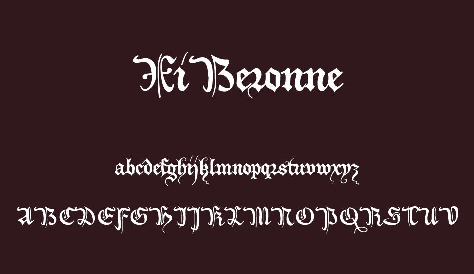 xiberonne font