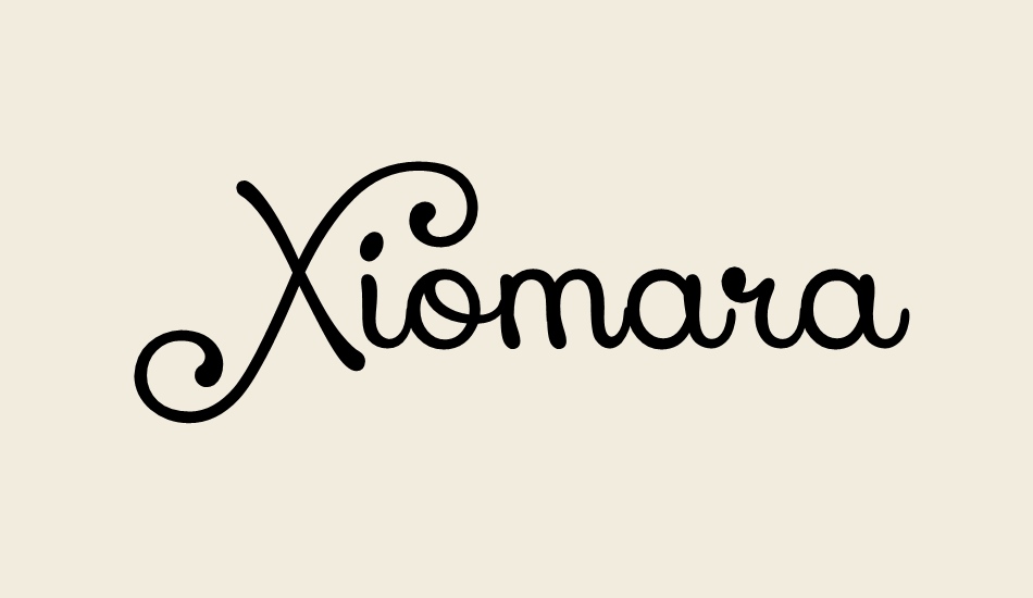 xiomara font big