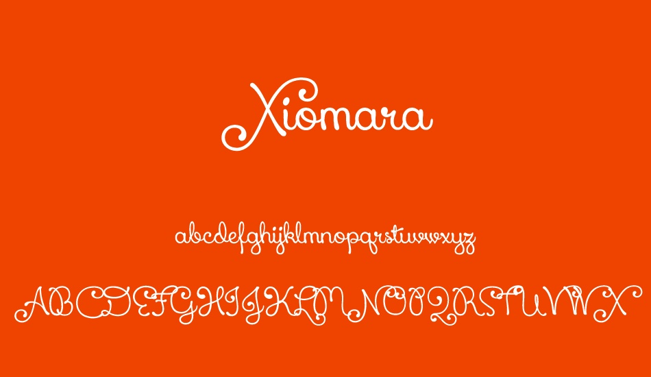 xiomara font