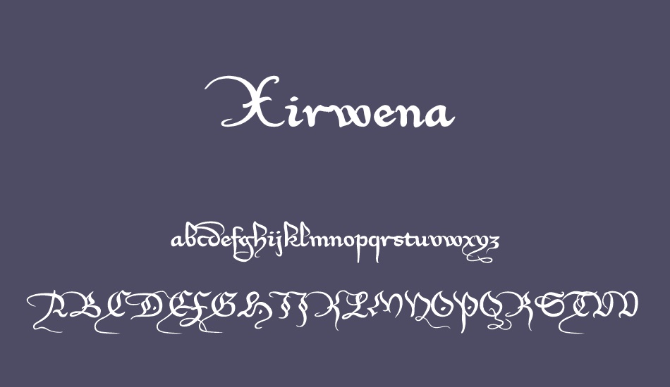 xirwena font