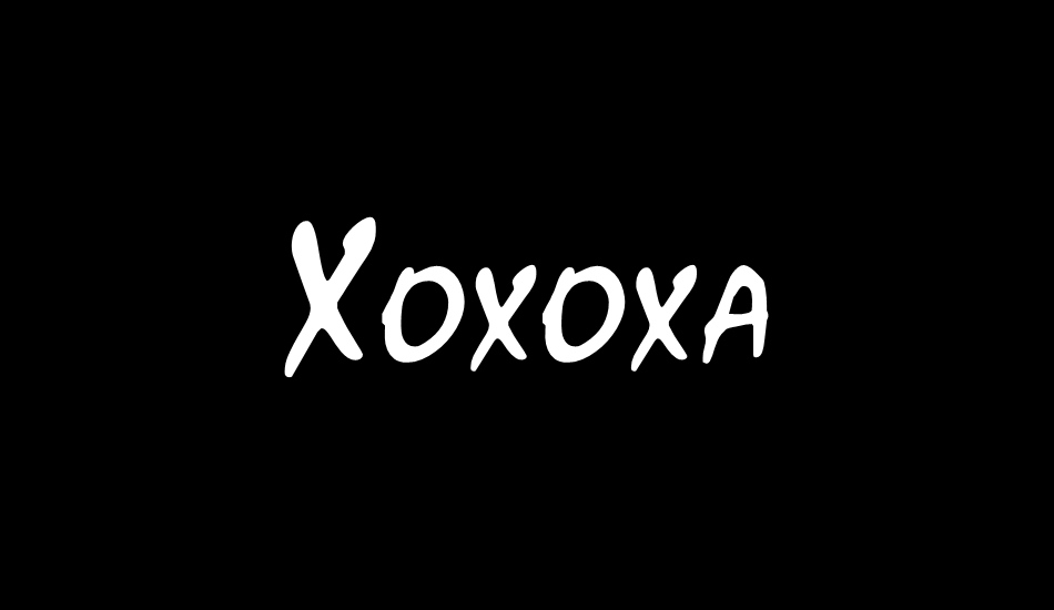 xoxoxa font big