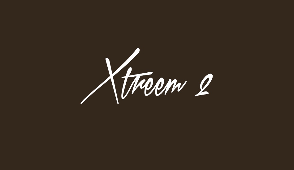 xtreem-2-personal-use font big