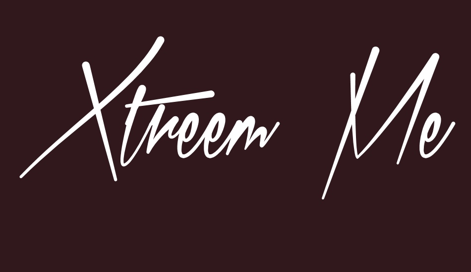 xtreem-medium-demo font big