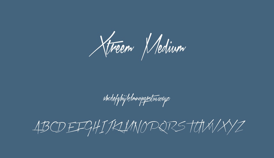 xtreem-medium-demo font