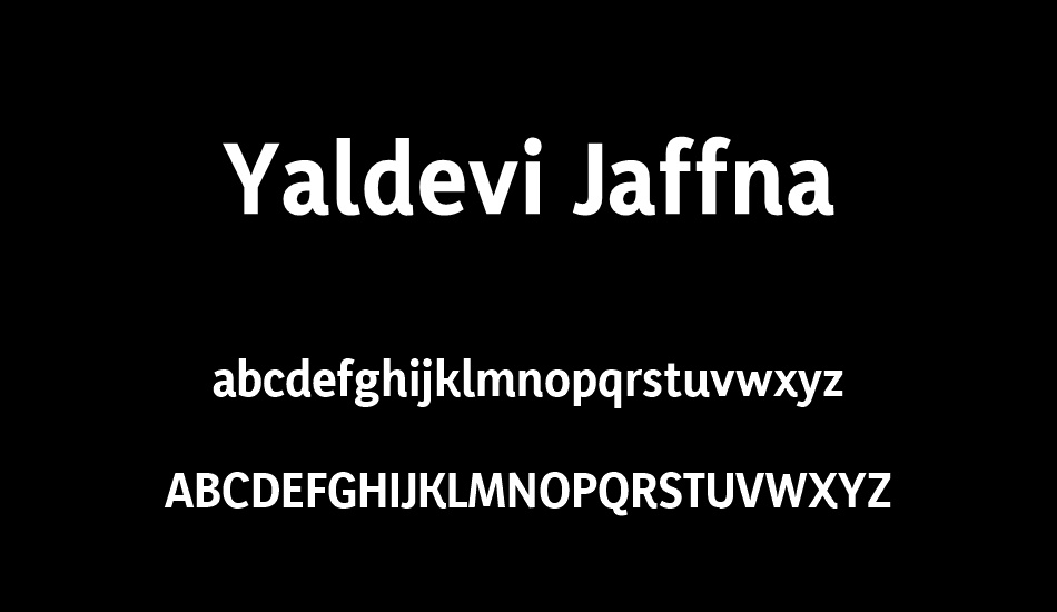 yaldevi-jaffna font