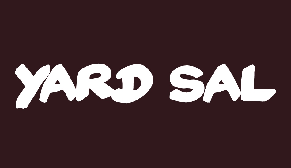 yard-sale font big