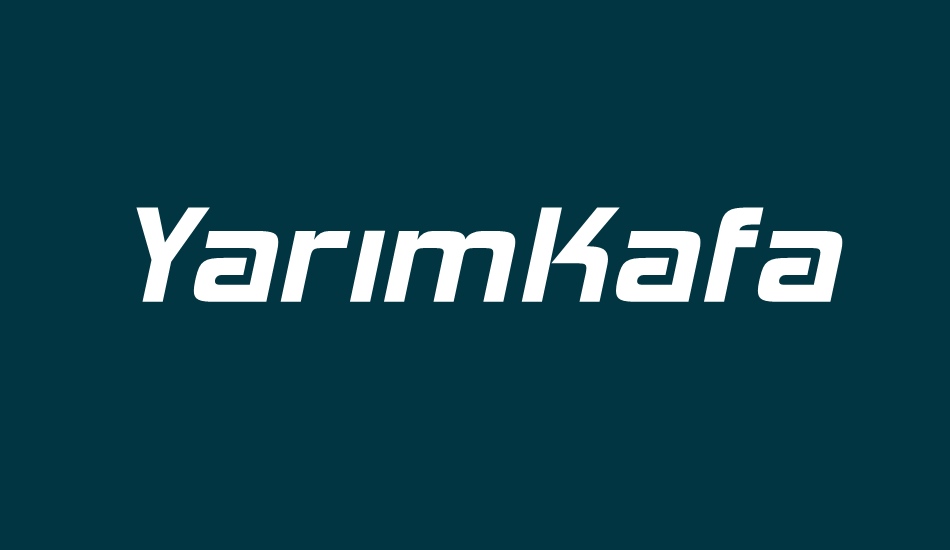 yarımkafa font big