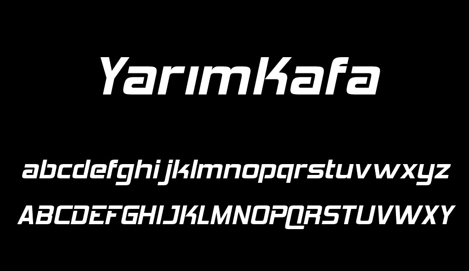 yarımkafa font