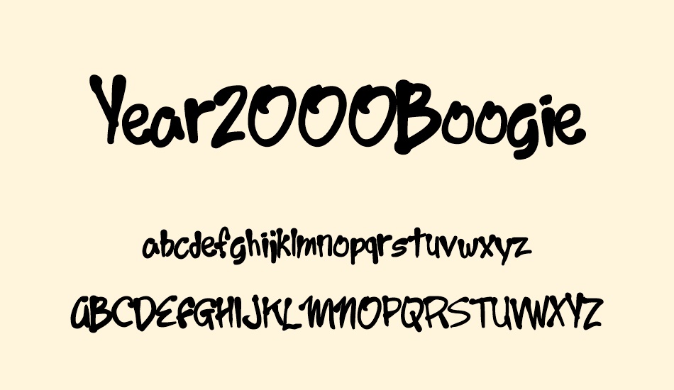 year2000boogie font