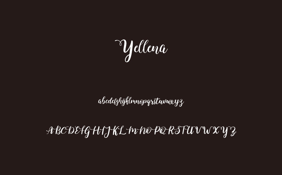 Yellena font