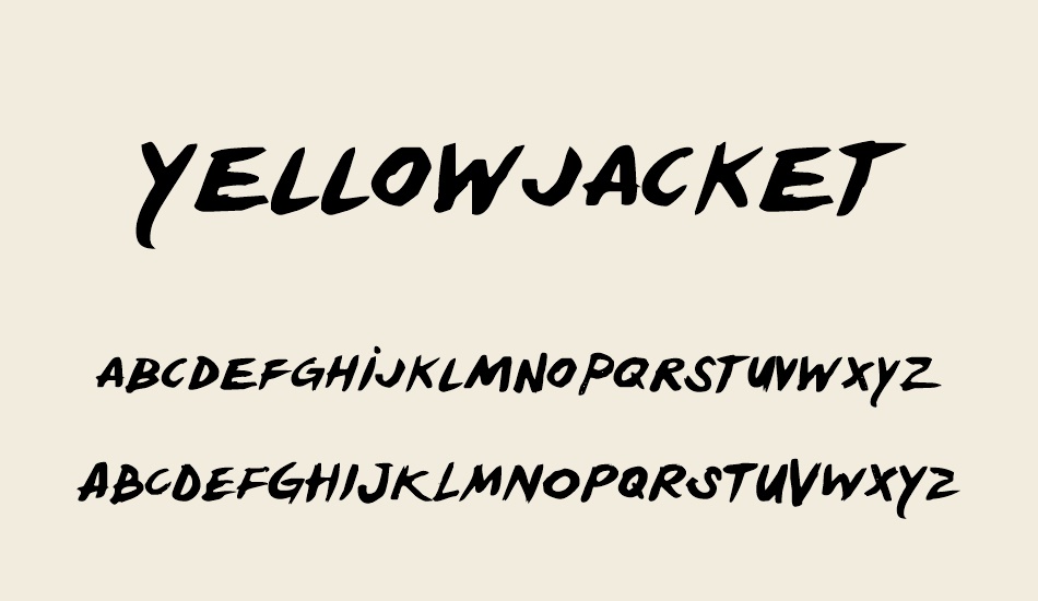 yellowjacket font