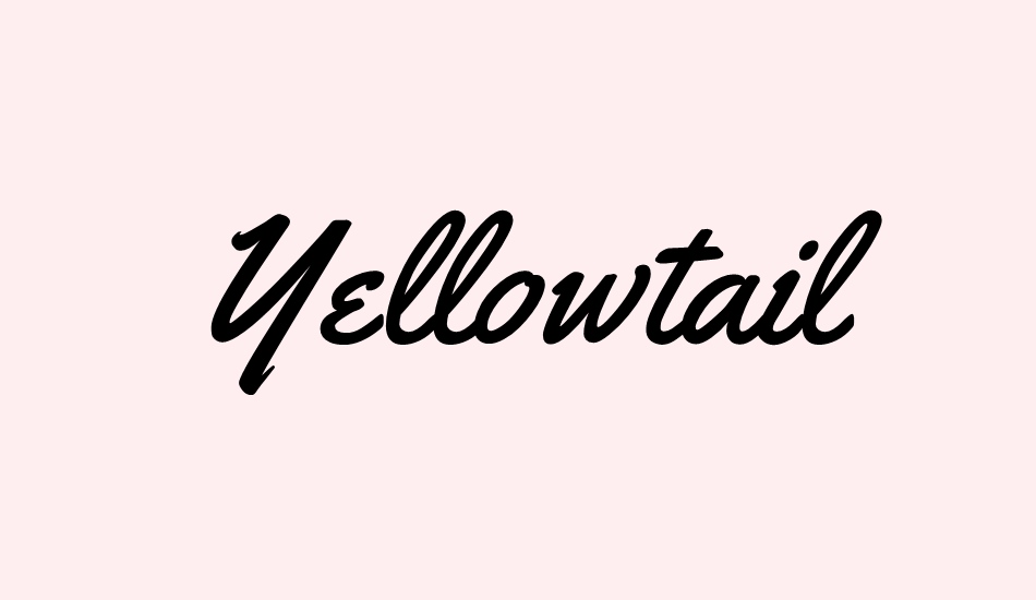 yellowtail font big