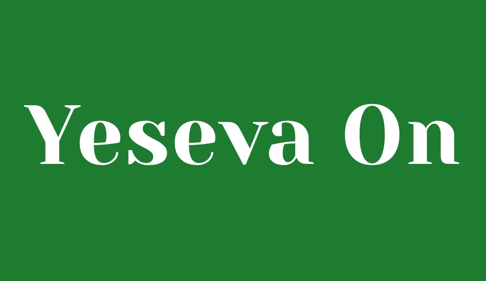 yeseva-one font big