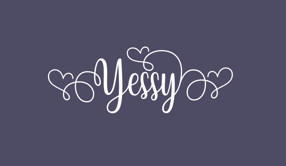 yessy font big