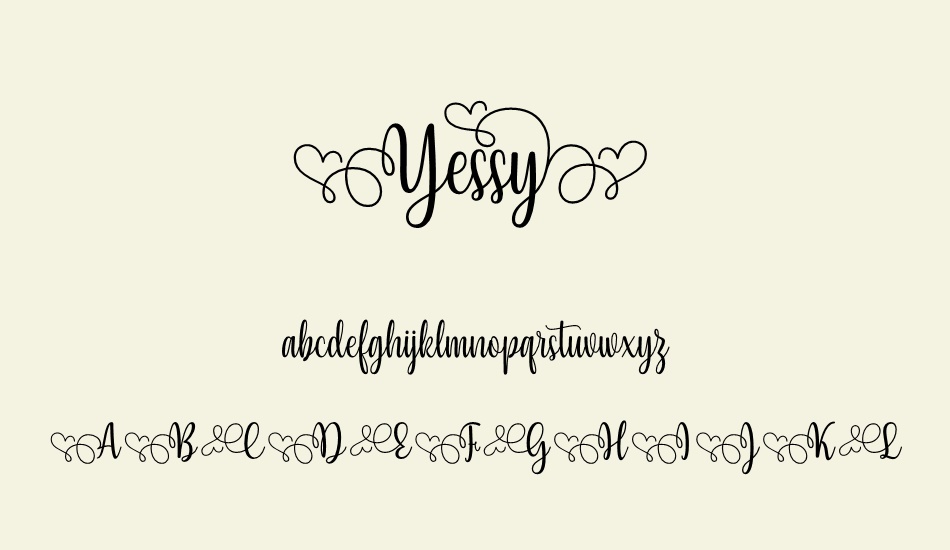 yessy font