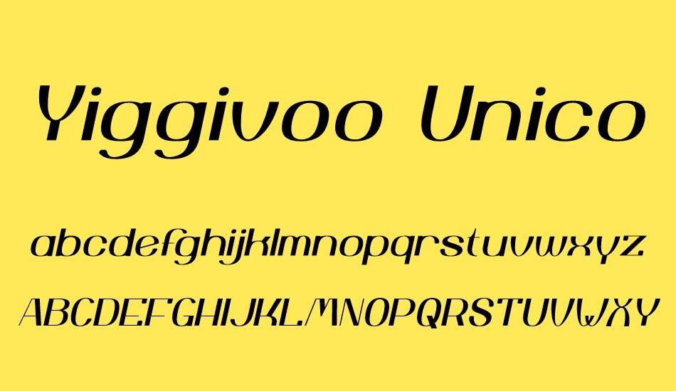 yiggivoo-unicode- font