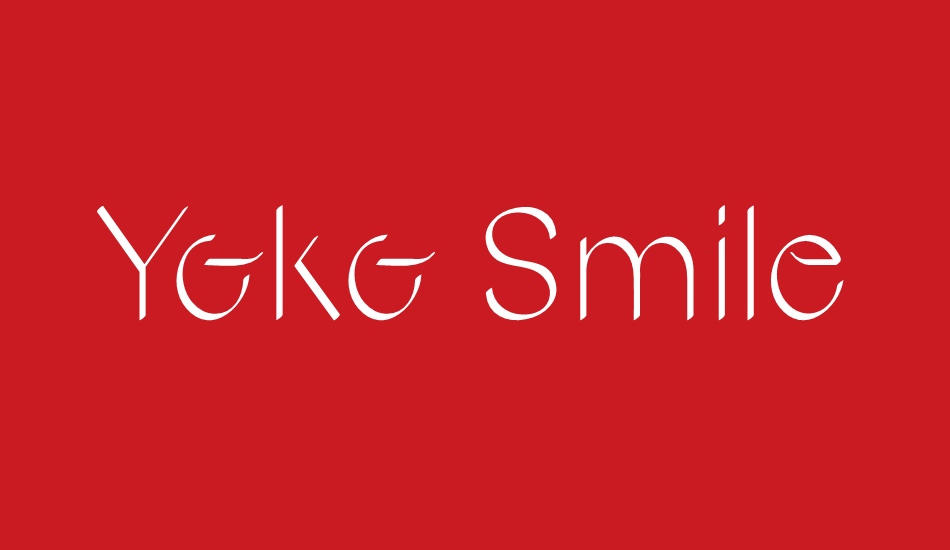 yoko-smile font big