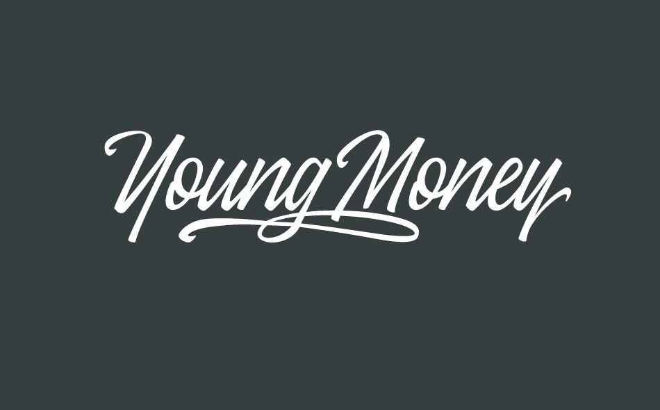 Young Money font big