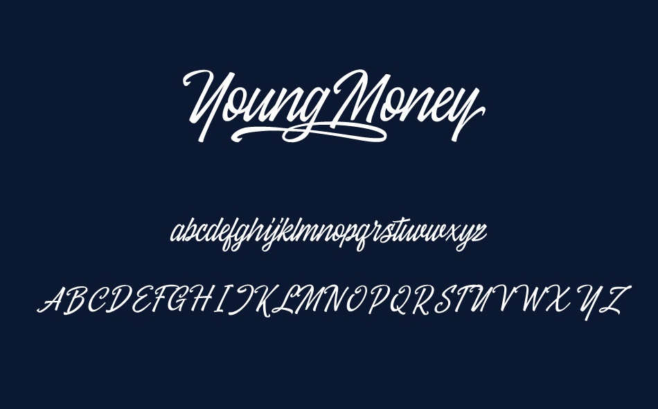 Young Money font