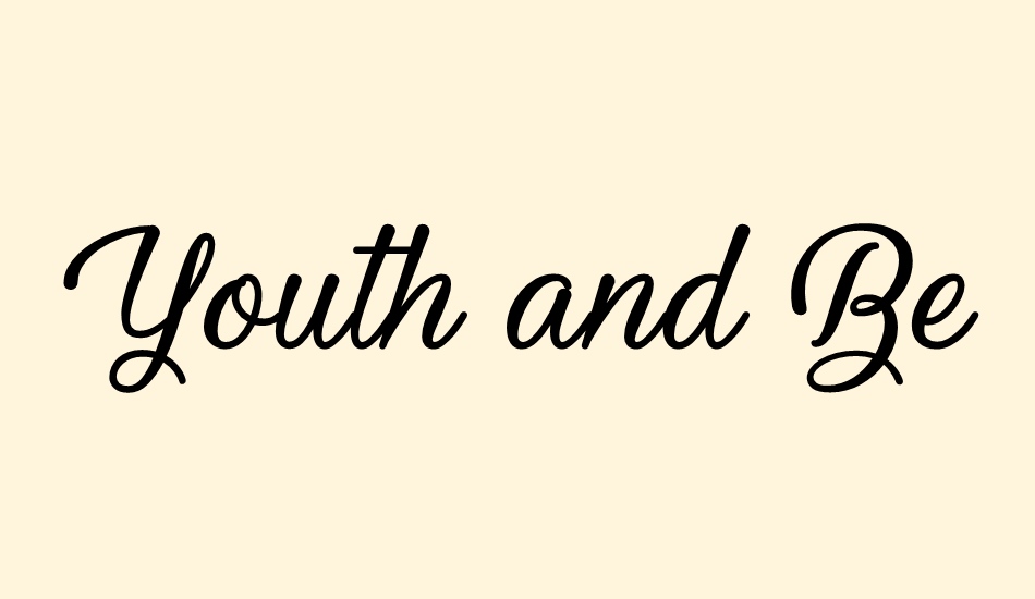 youth-and-beauty font big