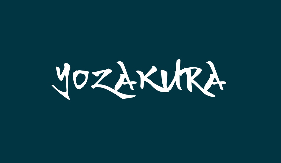 yozakura font big