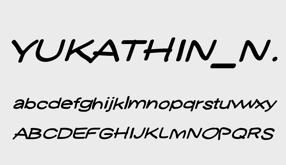 yukathın-n-conte-smıle font