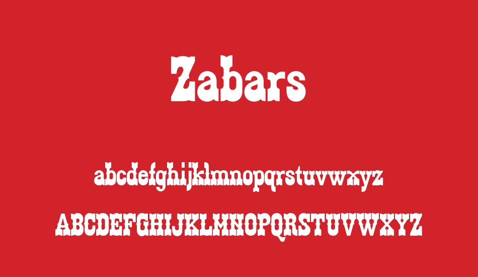 zabars font