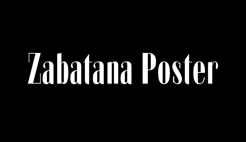 zabatana-poster font big