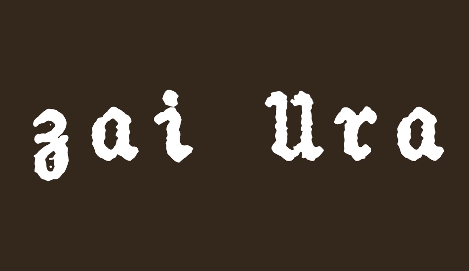 zai-urania-piccola-typewriter font big