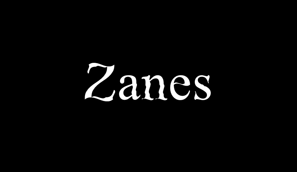 zanes font big