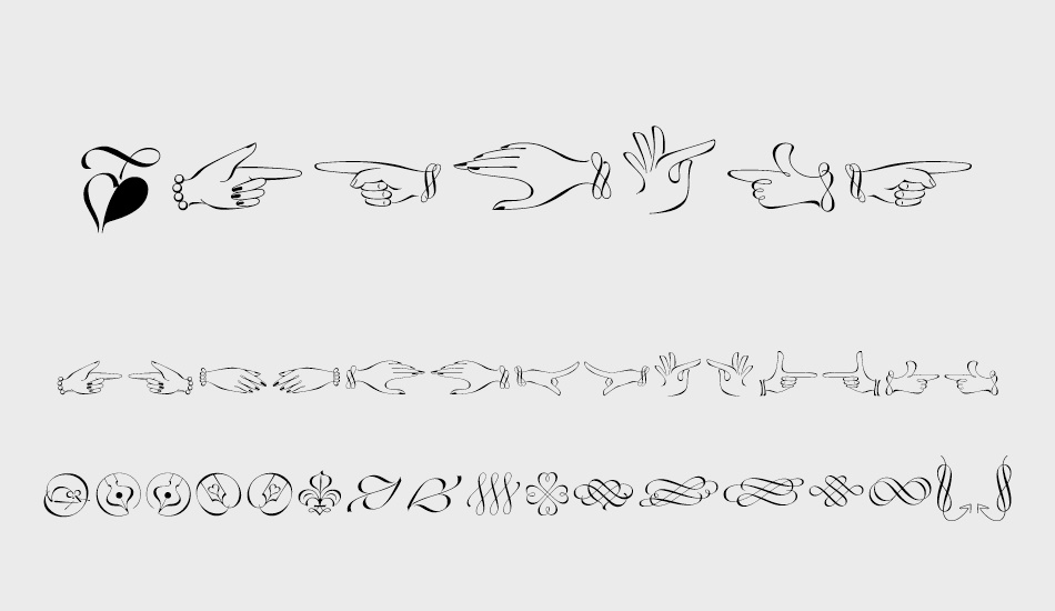 zapfino-ornaments font