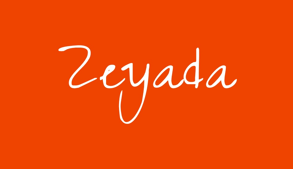 zeyada font big