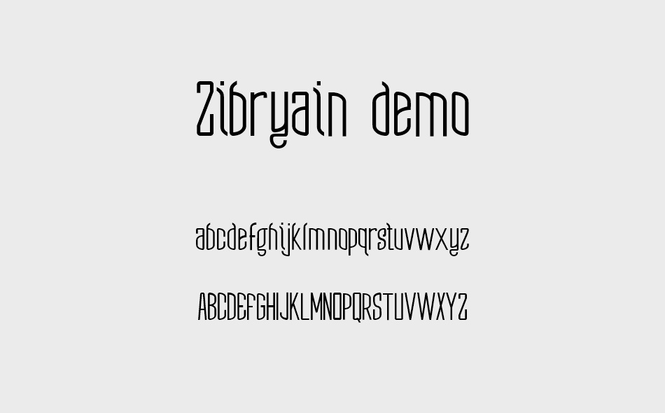 Zibryain font