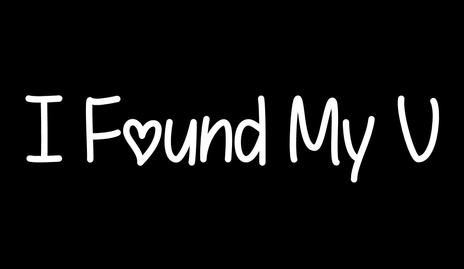 ı-found-my-valentine font big