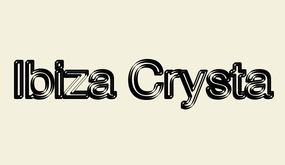 ıbiza-crystal-personal-use font big