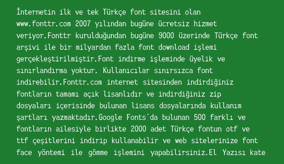ıckyticket-mono font 1