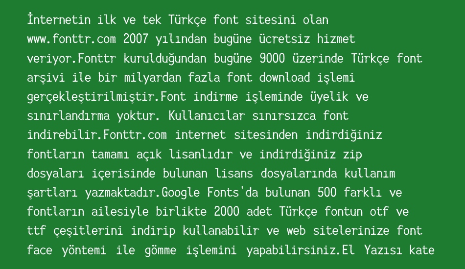 ıckyticket-mono font 1