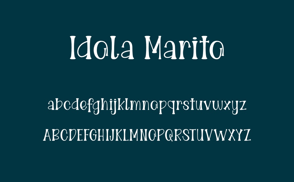 Idola Marito font