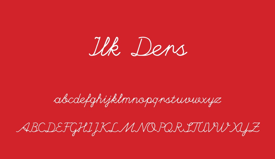 ılk-ders font